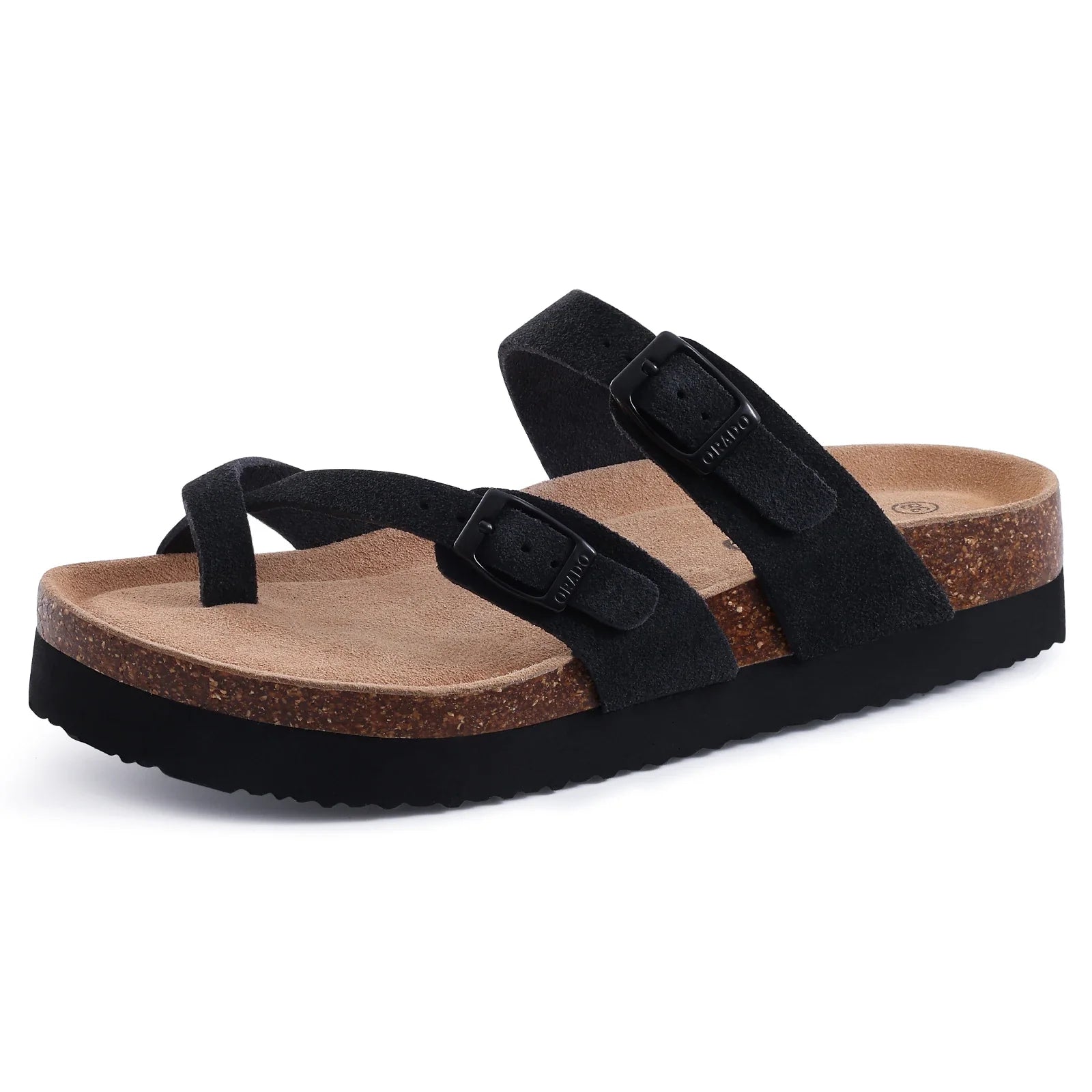 SUEDE LEATHER MAYARI SANDALS